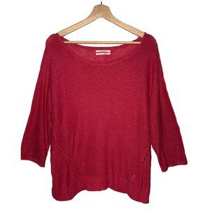 Anthropologie pink sweater